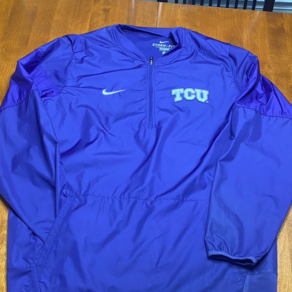 Nike Purple TCU Windbreaker Pullover